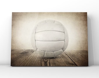 Volleyball Wall art print, Sports Room decor, Vintage volleyball print