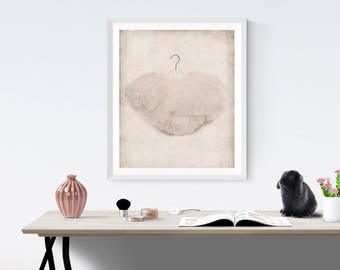 Pink Tutu Photo Print, Ballerina Nursery Decor