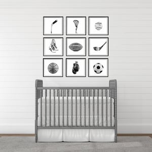 Black and White Hockey Stick Photo Photographic art Print, Boys Room decor, Boys Nursery Ideas, Sports art, Sport Prints, Man Cav image 6