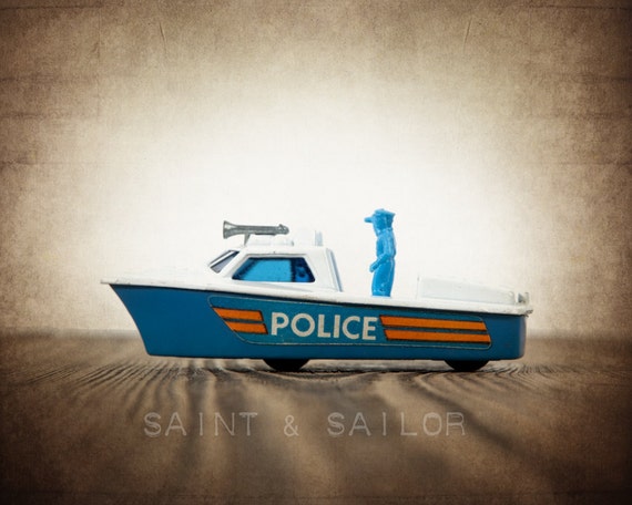 matchbox police boat