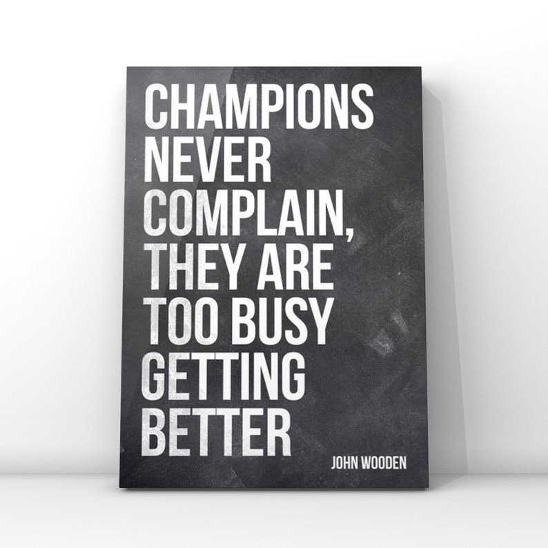 John Wooden Quote Print, Champions Art, Basketball Gift image 9