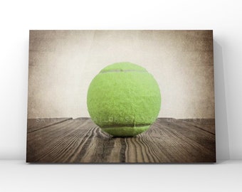 Tennis prints,Single Tennis Ball Vintage Photo Print, Tennis gifts, tennis wall art,