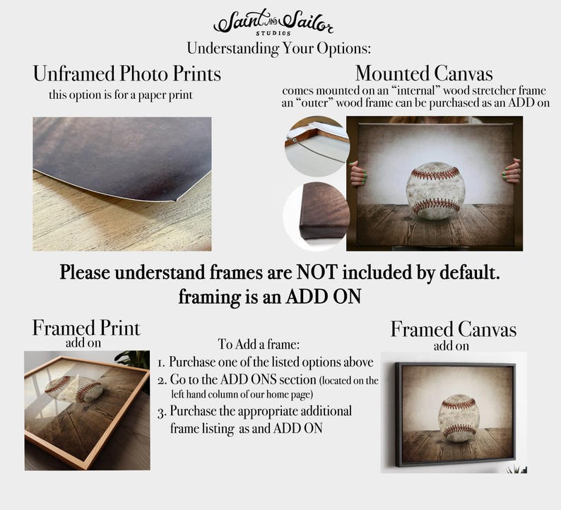 a poster with a picture of a baseball on it