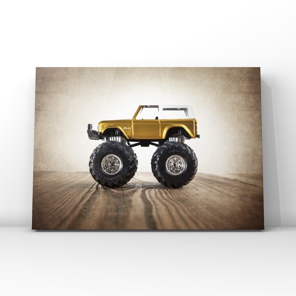 Monster Truck Wall Art photo prints set of 9 Nursery Decor Etsy