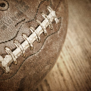 Vintage Football Laces Photo print, Boys Room decor, Boys Nursery Ideas, Sports art, Sport Prints, Man Cave image 9