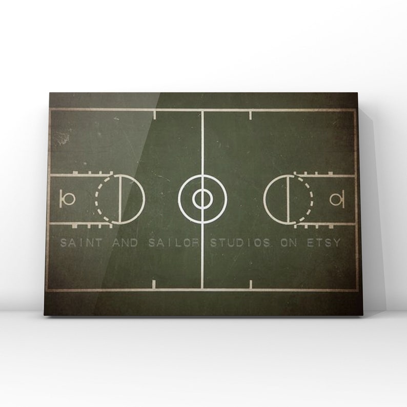 Vintage Basketball Court Chalk Clipboard Photo Print Boys Etsy