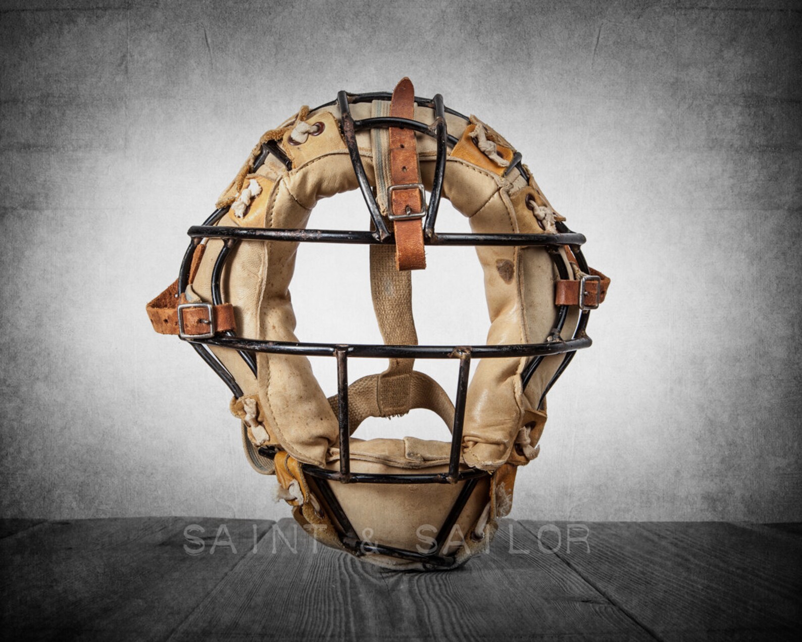 Vintage Catchers Mask Photo Print Boys Room Wall Decor Wall Etsy