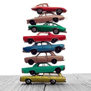 Vintage Stacked Matchbox, One Photo  Print, Boys Room decor, Boys Nursery Prints