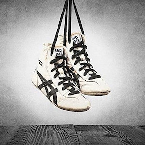 Vintage Wrestling Shoes Photo Print, Rustic Decor, Boys Room, Sports Theme room image 5