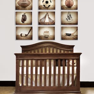 Sports Decor, The Sports Collection, Set of Nine photo prints, Nursery Decor, Rustic Decor, Vintage Sports Decor, Sports Room, Sports Art