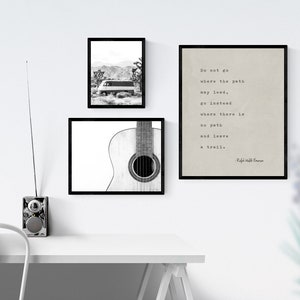 Ralph Waldo Emerson Quote Print - Motivational Office Decor image 5