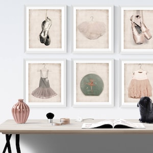 Vintage Ballet Slippers Photo Print, Girls Nursery decor, French Decor Ballerina girls room prints, Ballet Prints, image 6