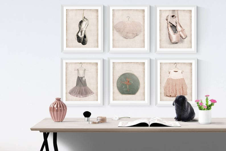 Vintage Ballet Slippers Photo Print, Girls Nursery decor, French Decor Ballerina girls room prints, Ballet Prints, image 6