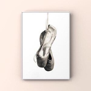 Ballet Slipper Print, Girls Nursery Decor-ballerina Girls Room Prints ...