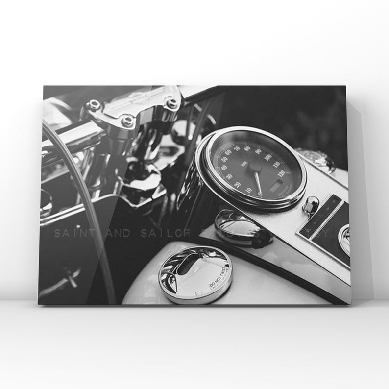 Harley Gifts Harley Wall Art Gas Tank and Speedometer Etsy