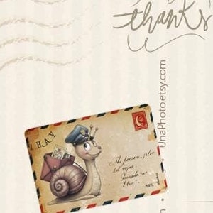 Adesivi per buste postali lumaca per la decorazione di cartoline Posta prioritaria - Busta o etichetta di imballaggio Set postale