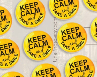 Keep Calm Stickers: Planner Scrapbooking Stickers (Set of 10)