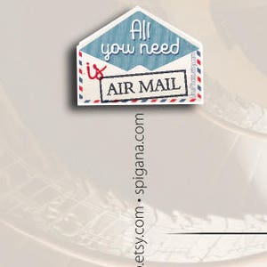 Autocollants courrier prioritaire. Lot de 10 étiquettes MAIL pour les fans de Postcrossing. Autocollant résistant aux intempéries pour ordinateur portable