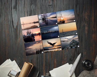 Lighthouses and Sea Photography Postcards for Postcrossers (3.9x5.9 A6)