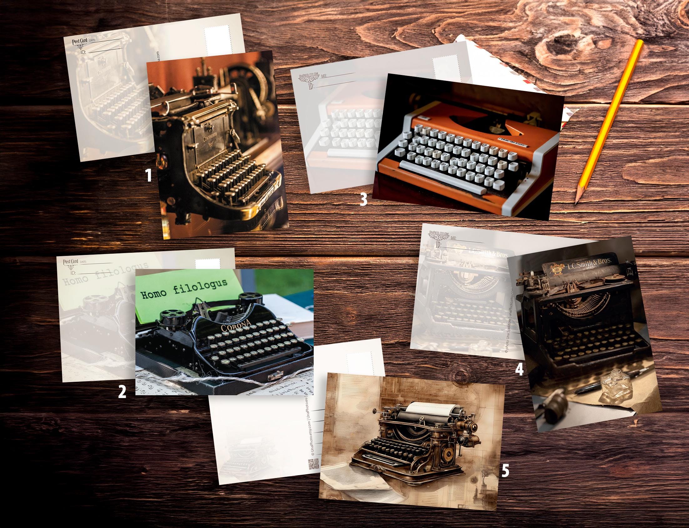 タイプライター ポストクロッシング用ポストカード - ファインアート