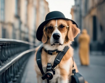 Dog Traveler - Beagle Dog Breed postcards for Postcrossing fans