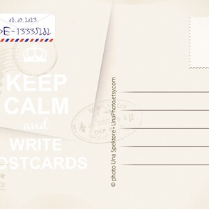 Juego de 3 brillantes pegatinas de identificación tipo postal Letter BOX para fanáticos de Postcrossing imagen 3