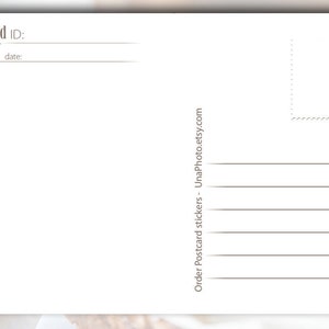 Adesivos de Postais Imprimíveis. De foto a postal com adesivo para fãs de Postcrossing