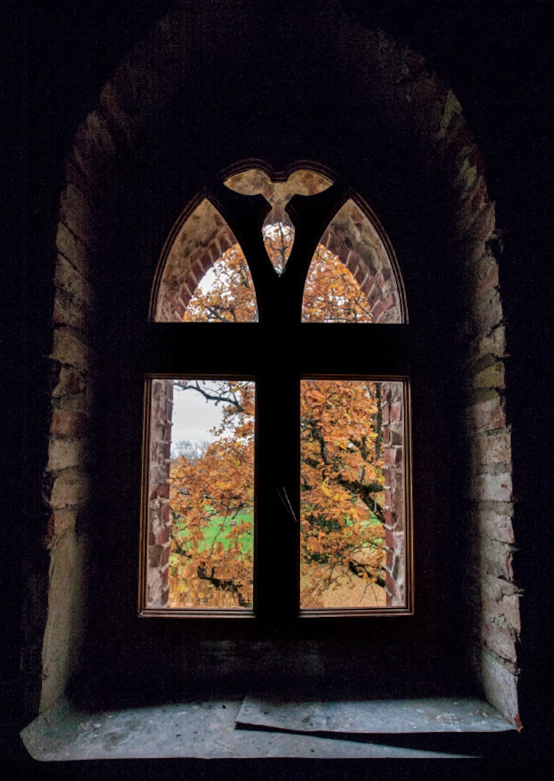 Postcards. Window of an old manor house for Postcrossing fans image 1