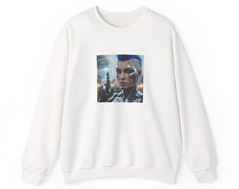 Cyborg Pullover | Futuristischer Sci Fi Streetwearr