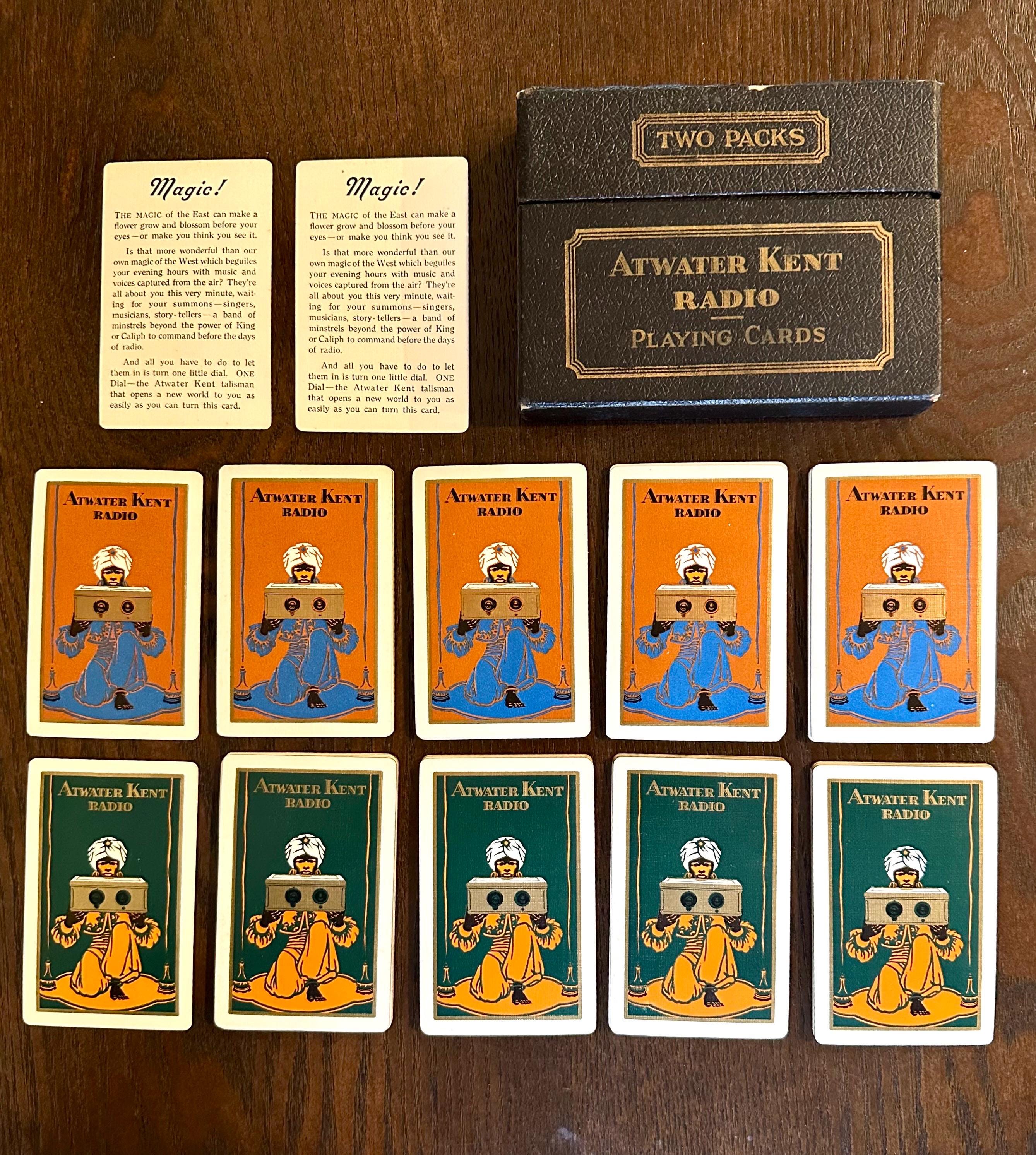 Vintage Gold Edge Playing Cards - Etsy