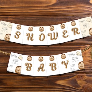 Dumpling Party Banner Party Banner Dumpling Decoration Party Decor Food Theme Party Birthday Banner Dumpling Theme Party Decor Supplies Sign