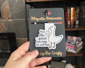Magnetische boekenlegger koffie Silly Goose