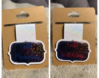 Magnetische bladwijzer glazen troon