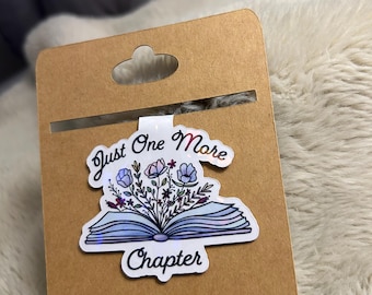 Just One More Chapter Magnetic Bookmark