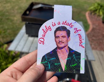 Pedro Pascal Daddy State of Mind Magnetic Bookmark