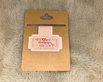 Office Romance Magnetic Bookmark