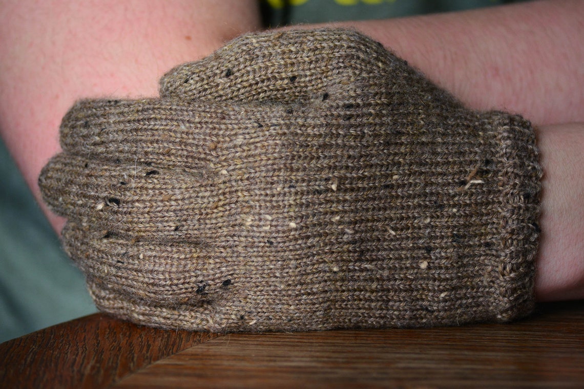 Knitted Fliptop Glove PATTERN PDF Men Women Kids Etsy