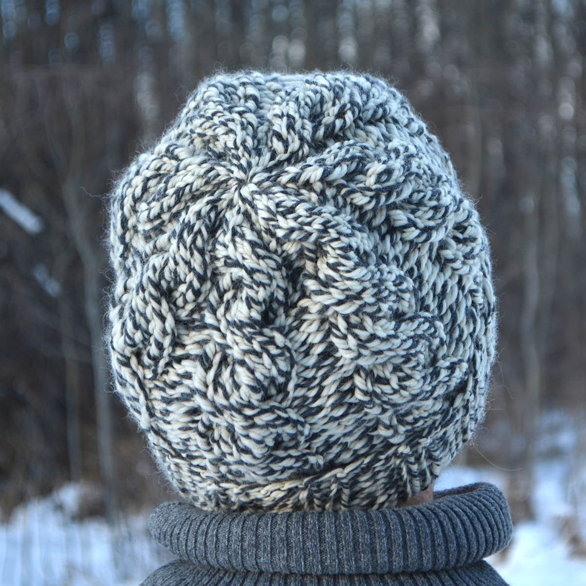 KNITTING PATTERN: Super-warm Chunky Cable Knit Beanie and Cowl - Etsy ...