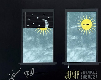 RARE Autographed Junip, screen printed Gig Poster
