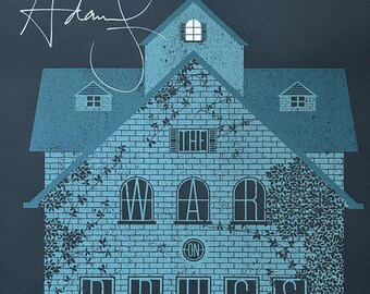 Autographed The War on Drugs, screen print Gig Poster