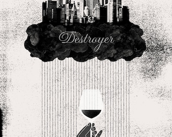 RARE Destroyer Gig Poster 2013