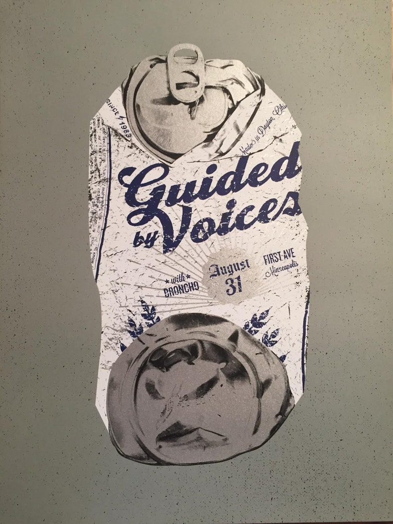 Guided By Voices gig poster 2016 image 1