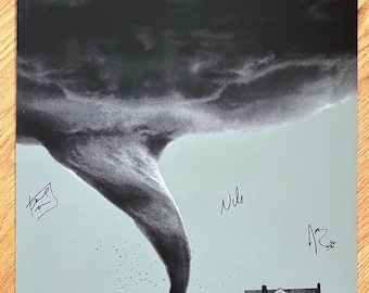 RARE Autographed The Rural Alberta Advantage Gig Poster - Signed by the band, September 2011, Minneapolis