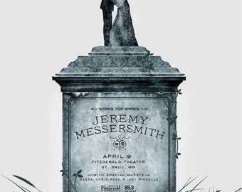 Jeremy Messersmith Gig Poster, April 2011, Minneapolis