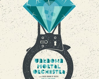 Unknown Mortal Orchestra, screen print Gig Poster