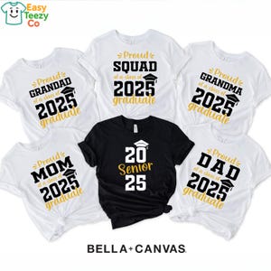 Matching Graduation Shirts, Custom Graduation Shirt, Proud Dad Shirt, Family Graduation Shirt, Class of 2025 Tee, Senior 2025 Shirt