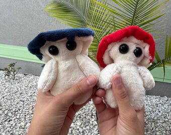 Customizable Mushroom Plushie: Handmade Soft Forest Friend