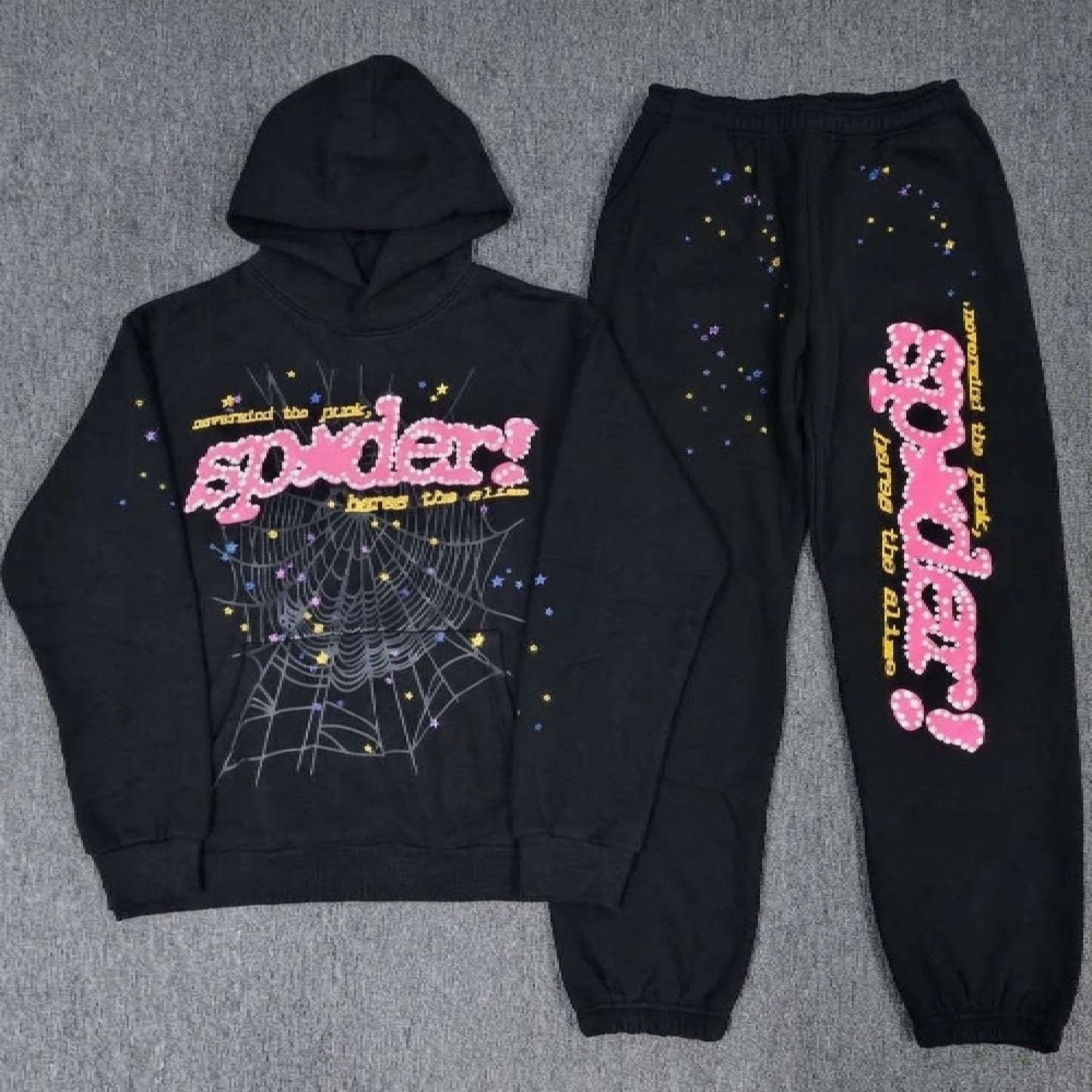 Sp5der pink hoodie - Etsy 日本