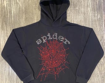 Moletom com capuz preto unissex – Estampa streetwear com logo em strass