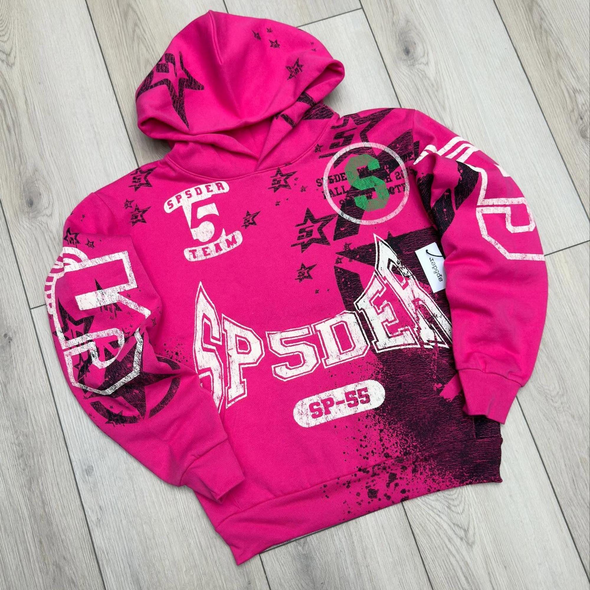 Hellstar Hoodie Pink - Etsy Canada